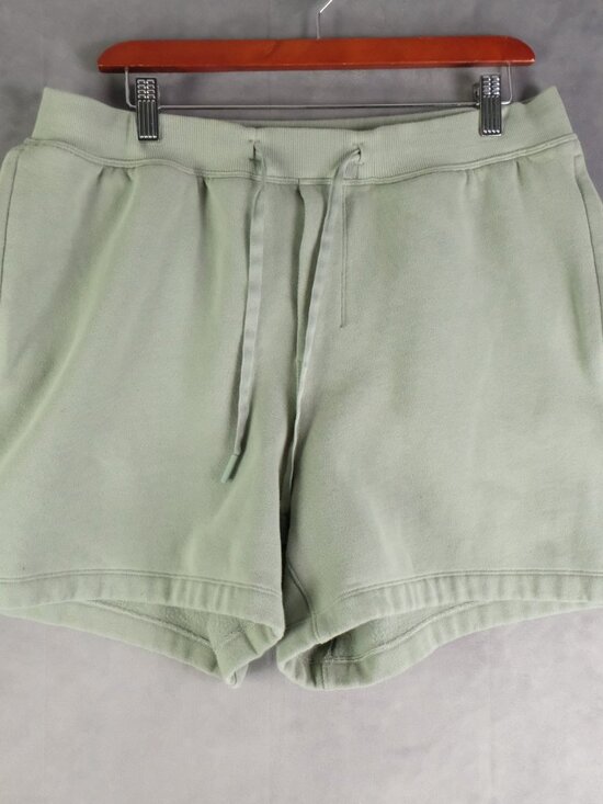 Lululemon Other - Lululemon Shorts Mens Large Green Sweatshort Fleece 5" Drawstring Heavyweight